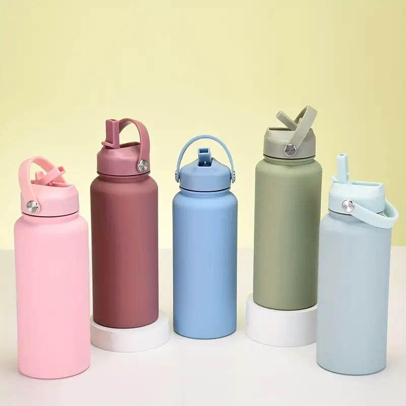 IPRee-1000ml-Thermos-Cup-LID-With-Straw-And-Handle-Sealed-Leak-Proof-Portable-Handle-Outdoor-Sports--2023226